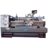GMC 16" x 60" PRECISION ENGINE LATHE FULLY TOOLED WITH 2-AXIS DIGITAL READ OUT 2 1/16" SPINDLE BORE 6 HP MAIN MOTOR GMC MACHINE TOOLS MODEL GML-1660HD